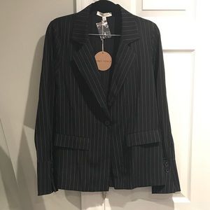 Honey Punch Strip Blazer